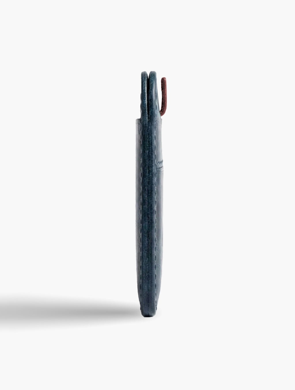 Flap Cuero Azul Navy